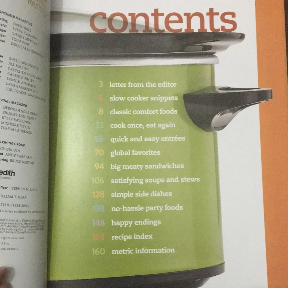 Diabetic Living: favorite slow cooker recipes